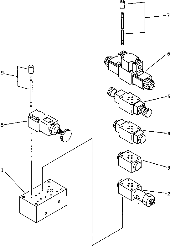 Распределительный коллектор 262-60-55831 KOMATSU