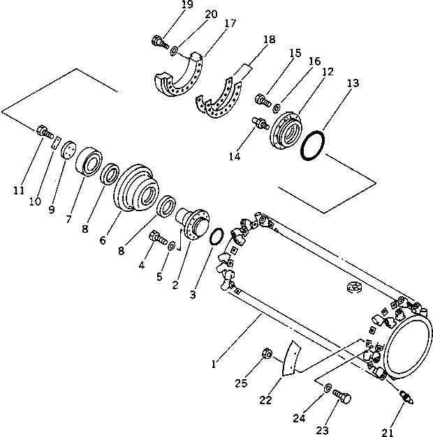Регулировочная прокладка 0.5мм 262-817-5530 KOMATSU