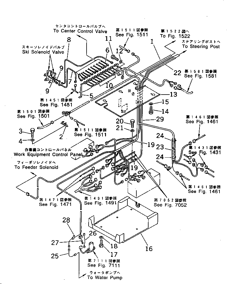 Жгут проводов 262-06-61251 KOMATSU