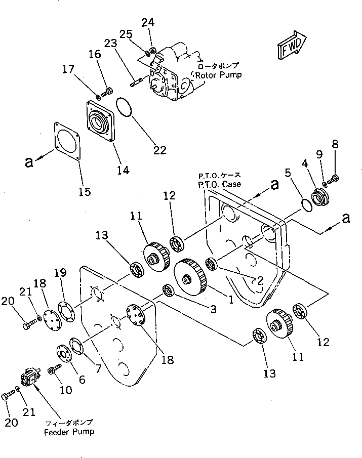 Фланец 262-19-51150 KOMATSU