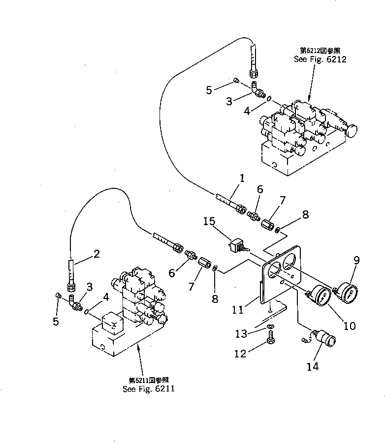 GAUGE,OIL PRESSURE 262-60-62620 KOMATSU