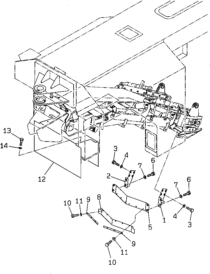 Резиновый элемент 262-97-51580 KOMATSU