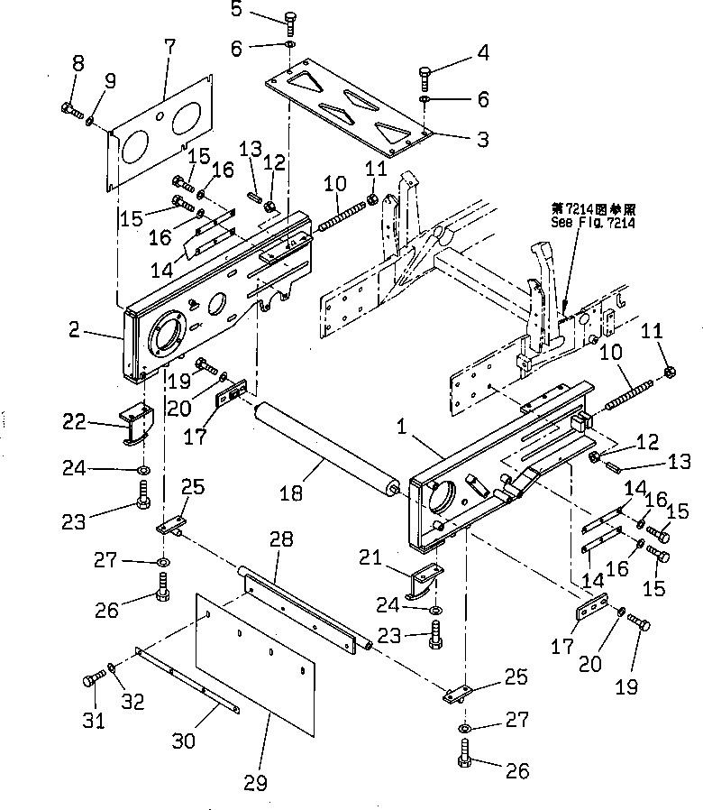 Резиновая пластина 262-97-54331 KOMATSU