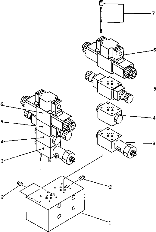Распределительный коллектор 262-60-59330 KOMATSU