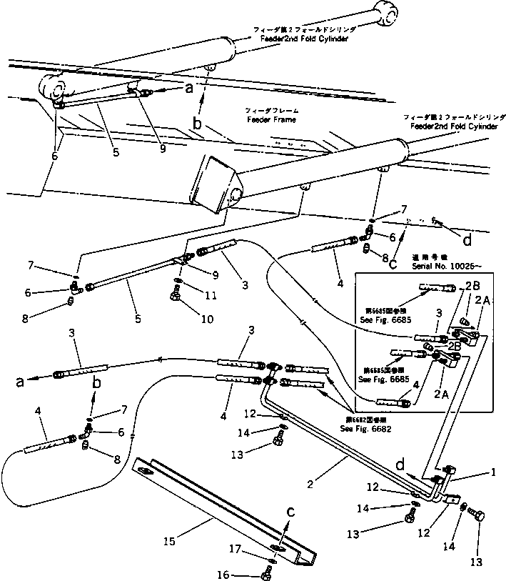 Трубка 262-97-57341 KOMATSU