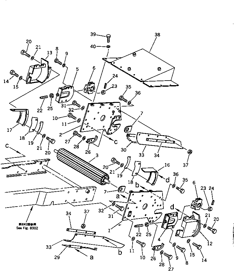 FRAME,SIDE¤ L.H. 262-97-51333 KOMATSU