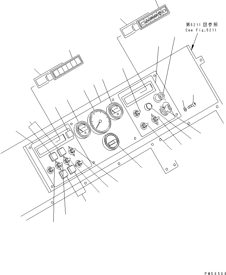Панель приборов 262-06-75110 KOMATSU