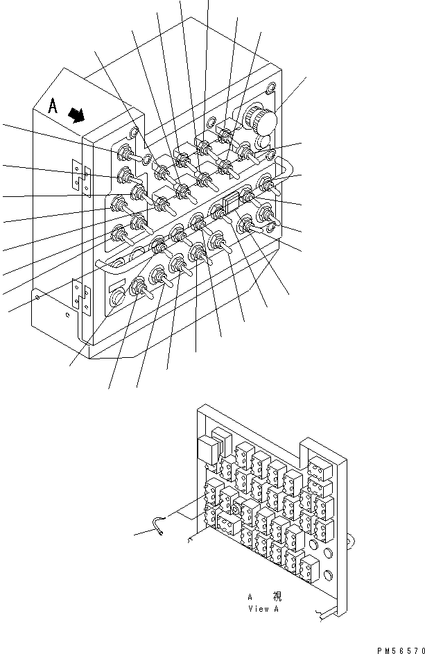 SWITCH,EMERGENCY STOP 262-06-74130 KOMATSU