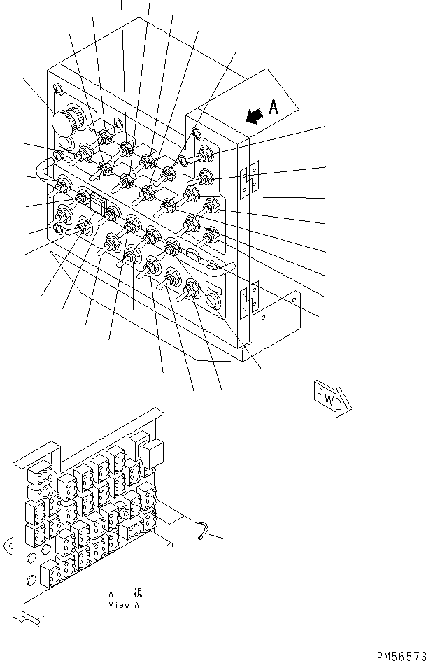 BOX ASS'Y,SWITCH (262-06-74800) KOMATSU