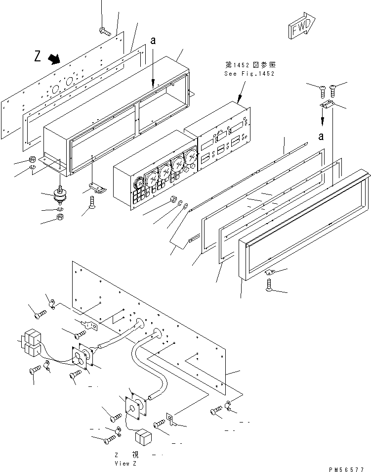 BOX ASS'Y,MONITOR 262-96-72400 KOMATSU