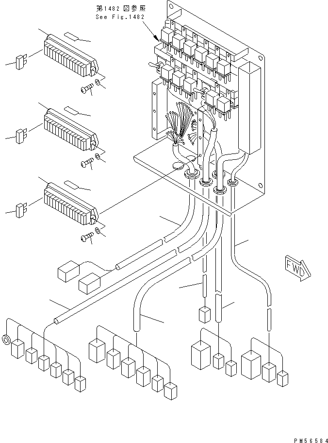 PLATE¤ MARK,FUSE D 262-53-72640 KOMATSU