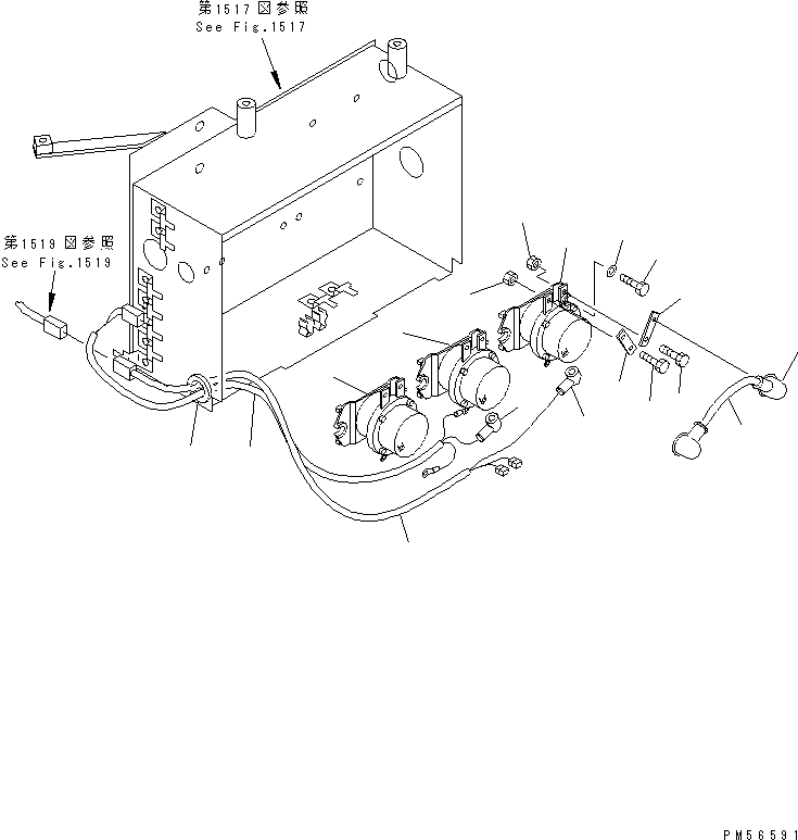 Кабель 08028-67020 KOMATSU