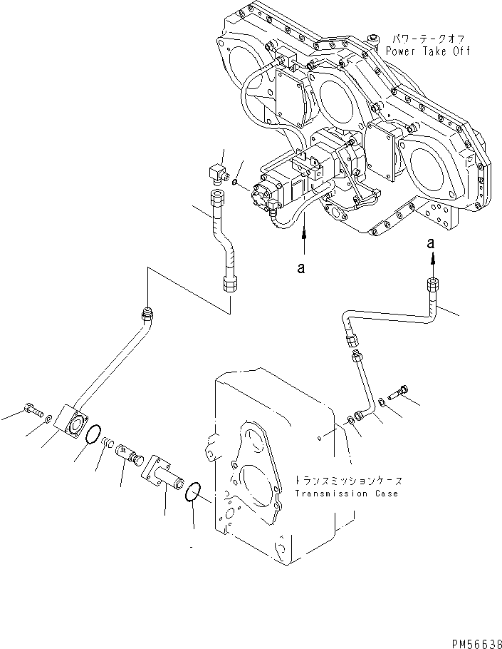 Трубка 262-19-71350 KOMATSU
