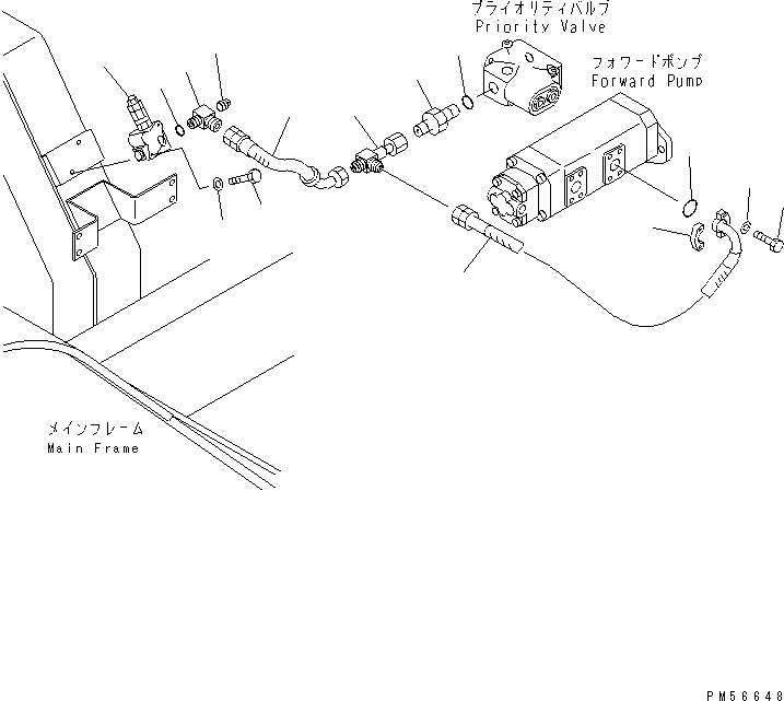 Разрезной фланец 07371-31047 KOMATSU