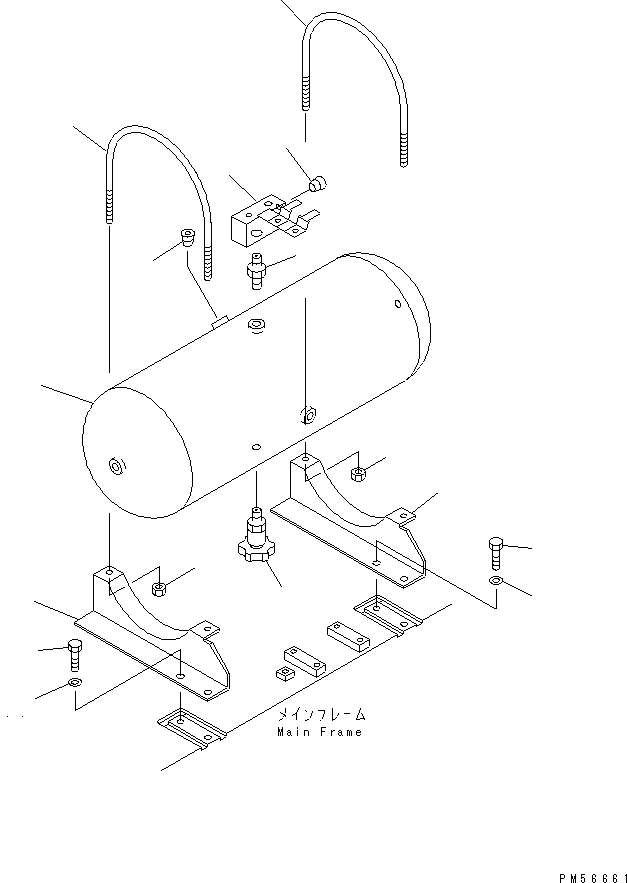 RESERVOIR,AIR 23F-44-11100 KOMATSU