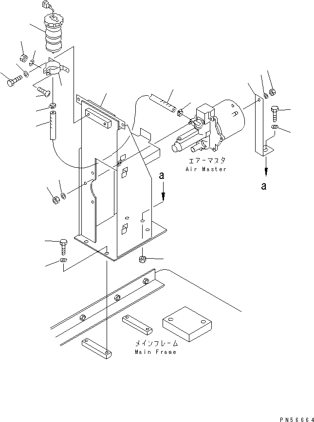 Трубка 262-43-71440 KOMATSU