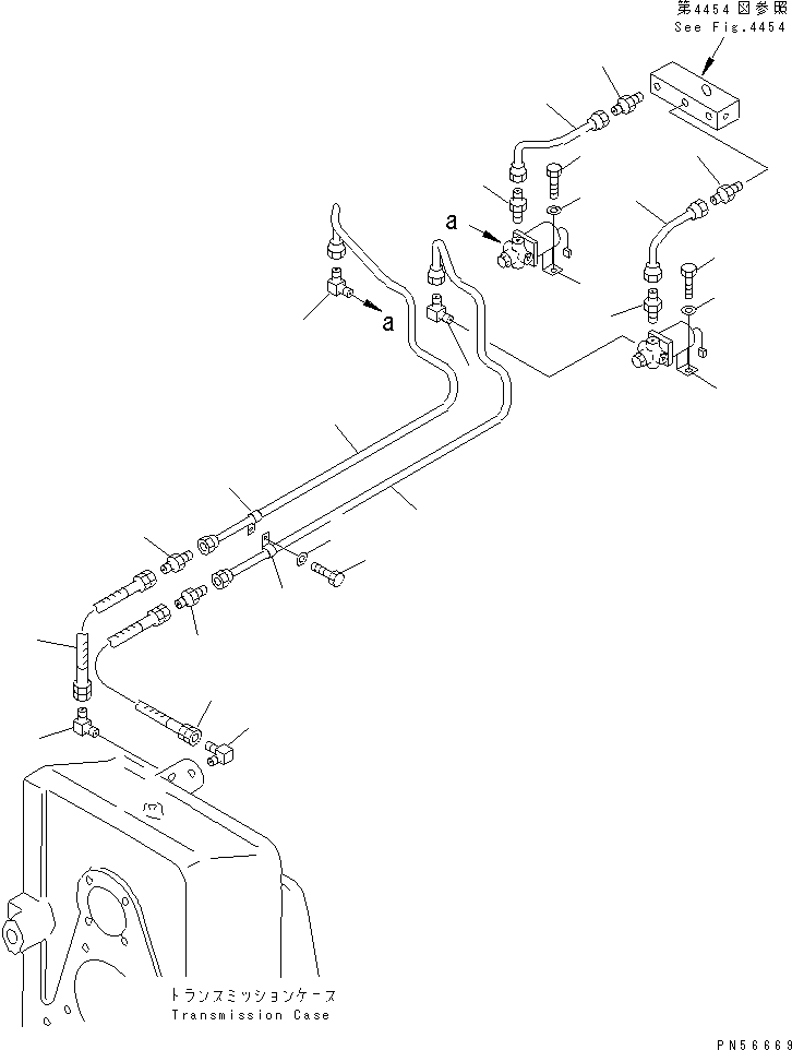 Трубка 262-43-71190 KOMATSU