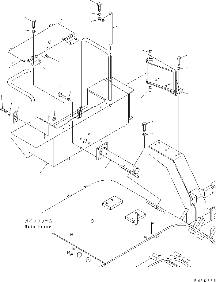 BOX,TOOL 262-54-73610 KOMATSU