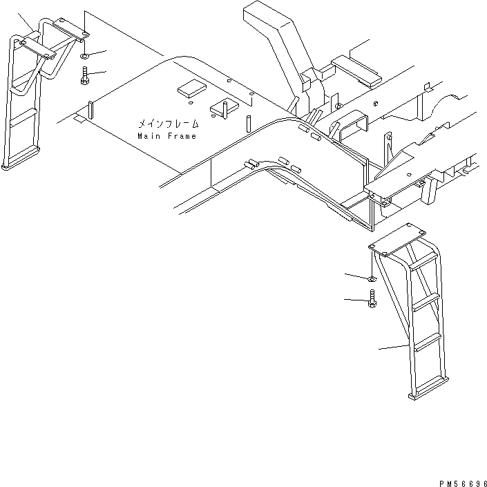 STEP,L.H. 262-54-73720 KOMATSU