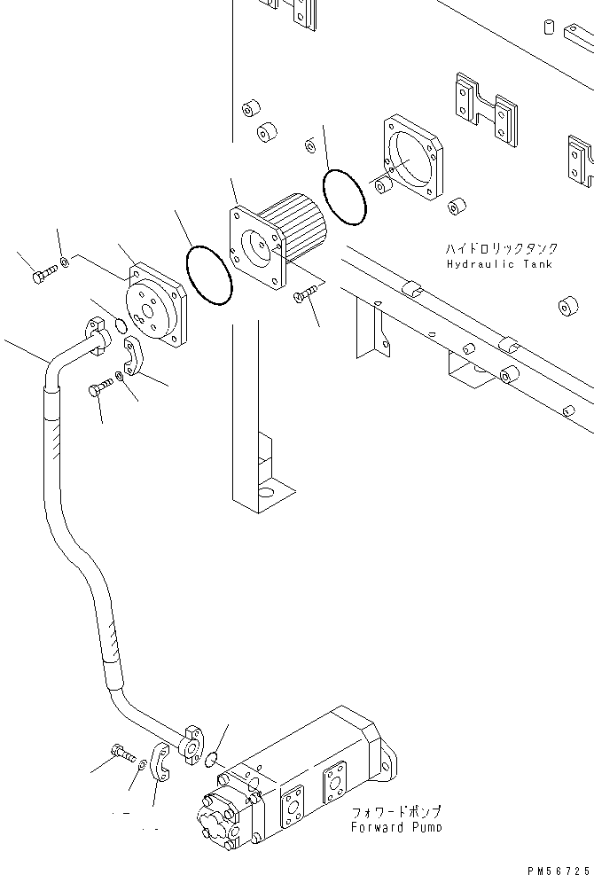 Фланец 262-60-73340 KOMATSU