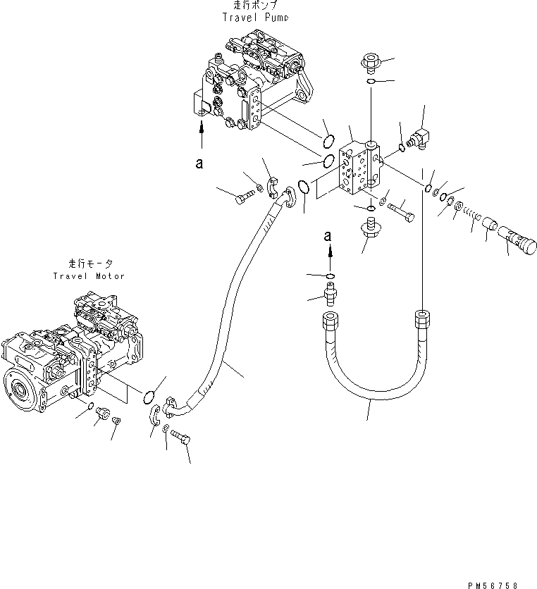 Шланг 262-60-76110 KOMATSU