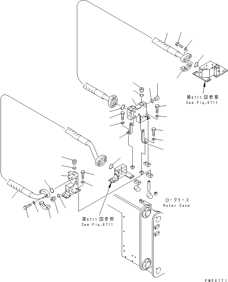 Блок 262-60-78520 KOMATSU