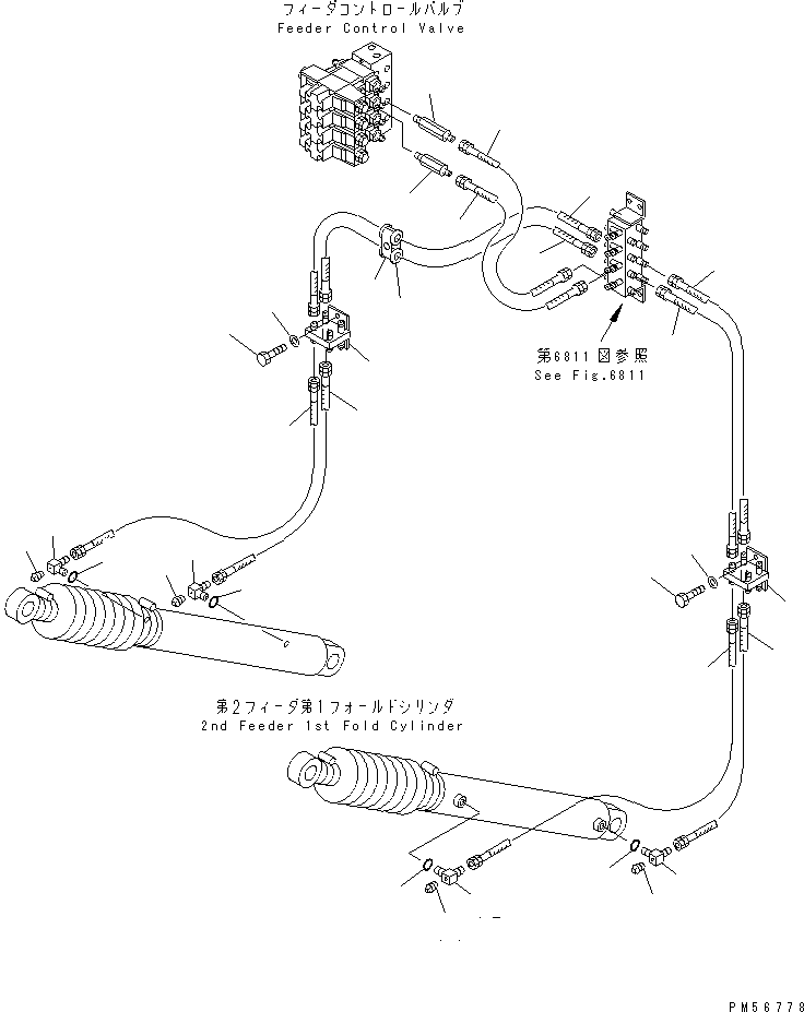 Шланг 07123-40213 KOMATSU
