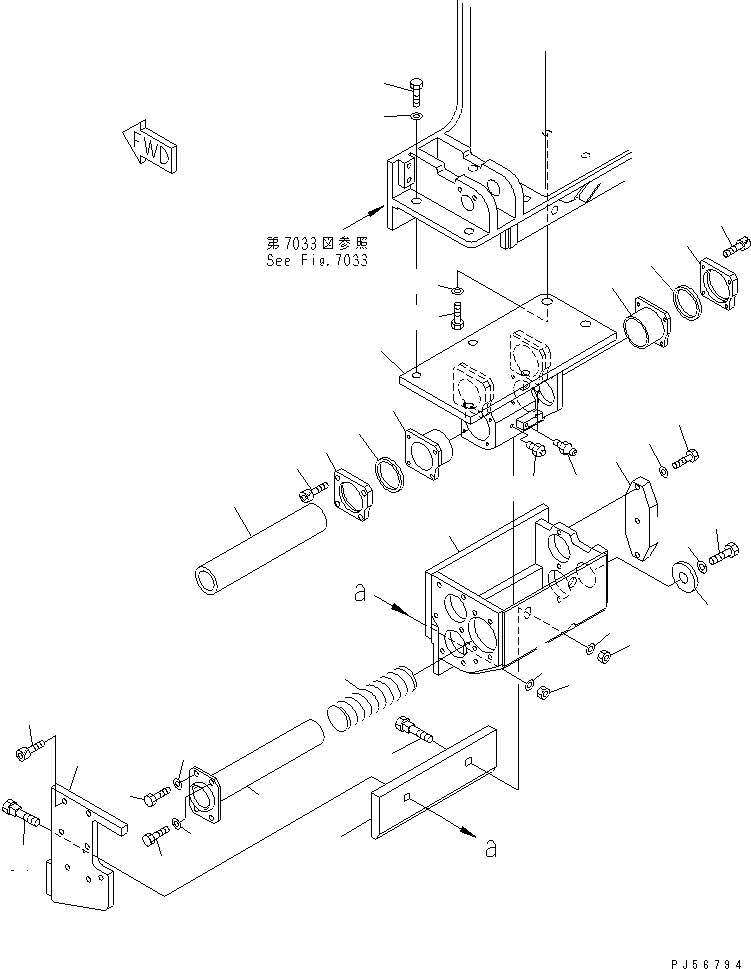 Возвратная пружина 262-70-71440 KOMATSU