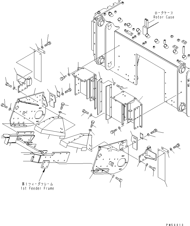 Крышка правая 262-97-71410 KOMATSU