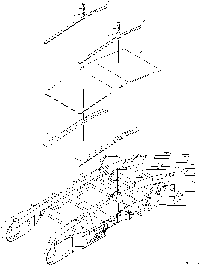 Пластина 262-97-73770 KOMATSU