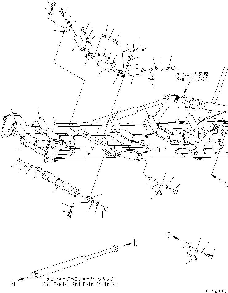 FRAME,MAIN 262-97-72190 KOMATSU