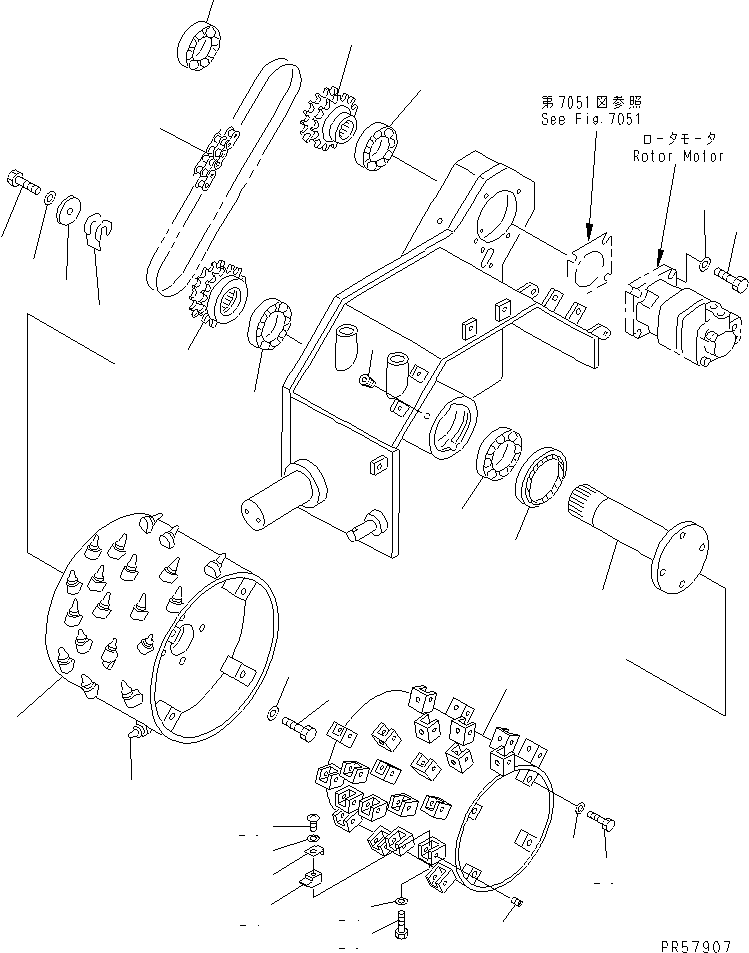 Комплект регулировочных прокладок 26A-870-0010 KOMATSU