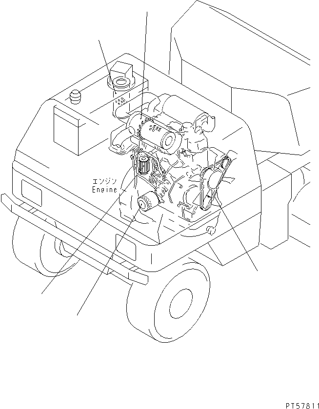 BELT,FAN YM25132-00390 KOMATSU