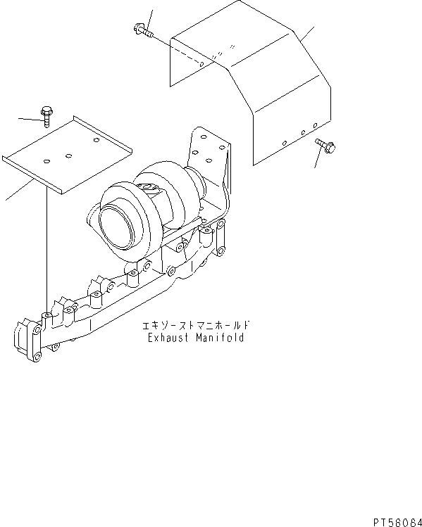 Крышка 23D-01-31331 KOMATSU