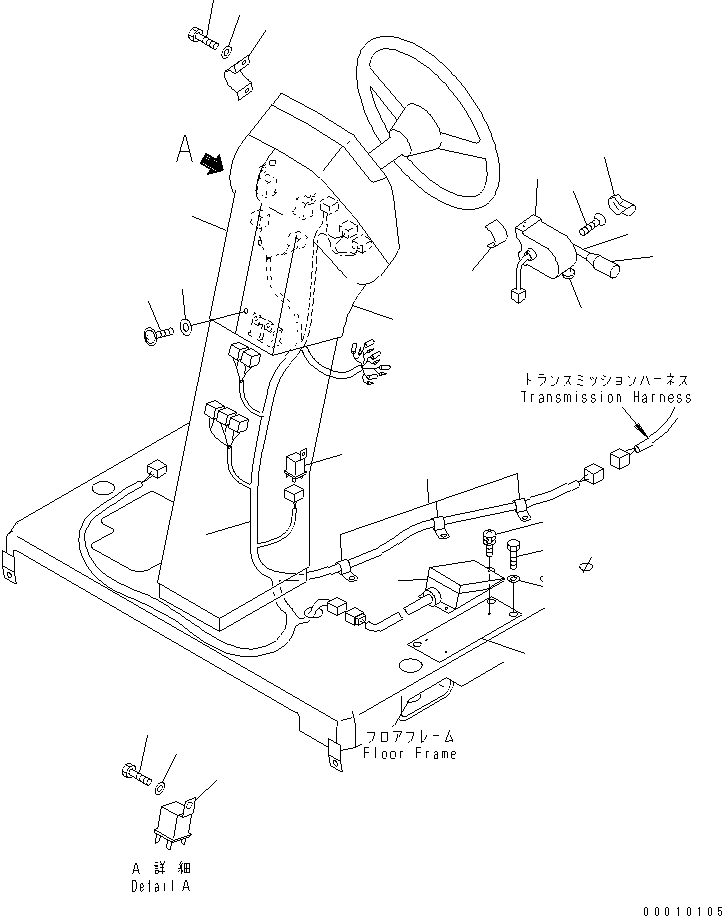 HARNESS,SHIFT LEVER 23D-06-31273 KOMATSU
