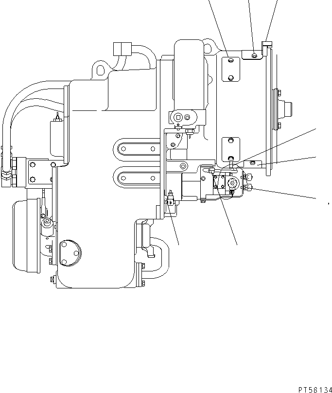 Крышка DC78A0055000 KOMATSU