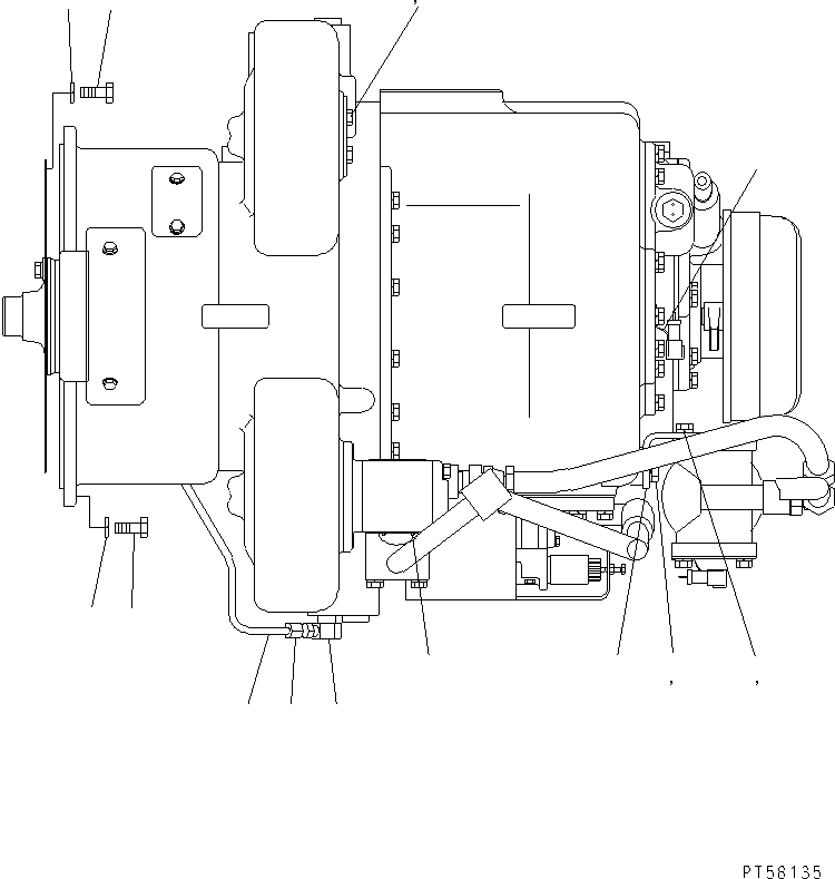 Труба DC78A0058000 KOMATSU