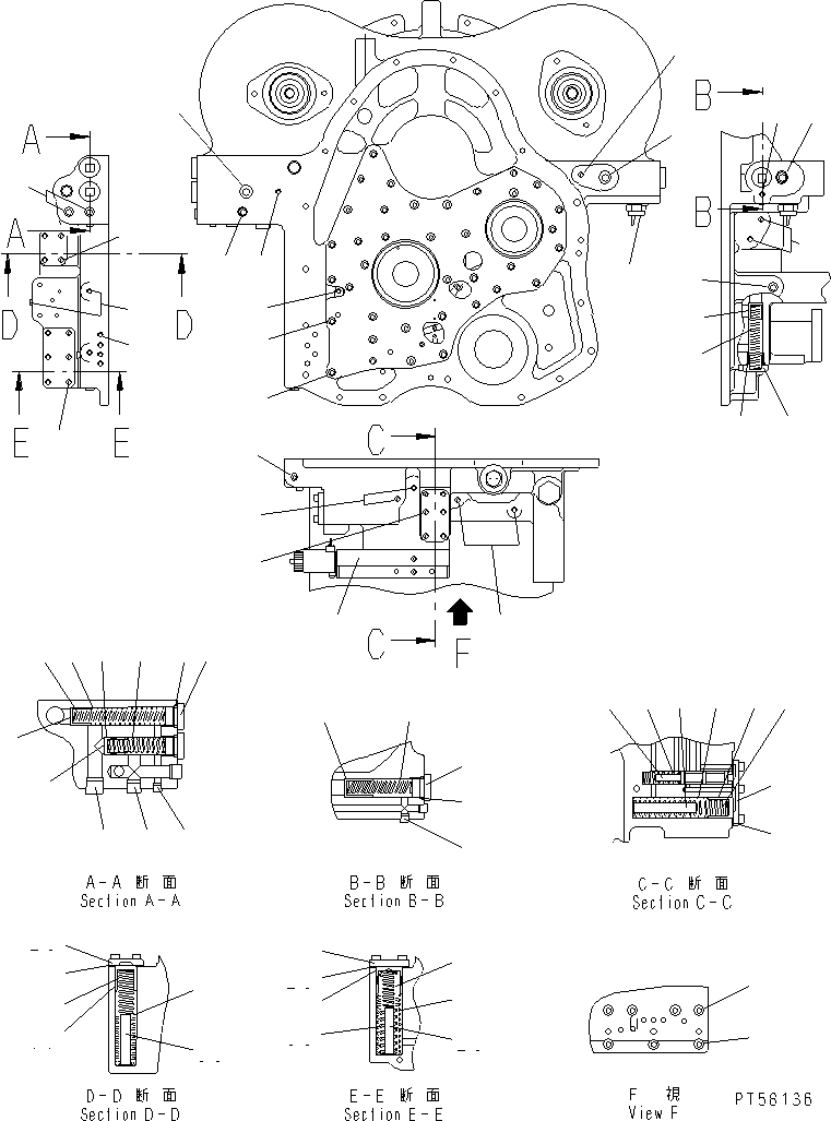 Прокладка DC76B2059000 KOMATSU