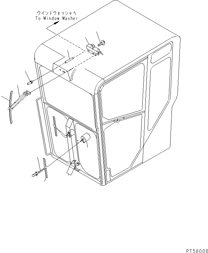 Щётка стеклоочистителя 23D-950-8640 KOMATSU