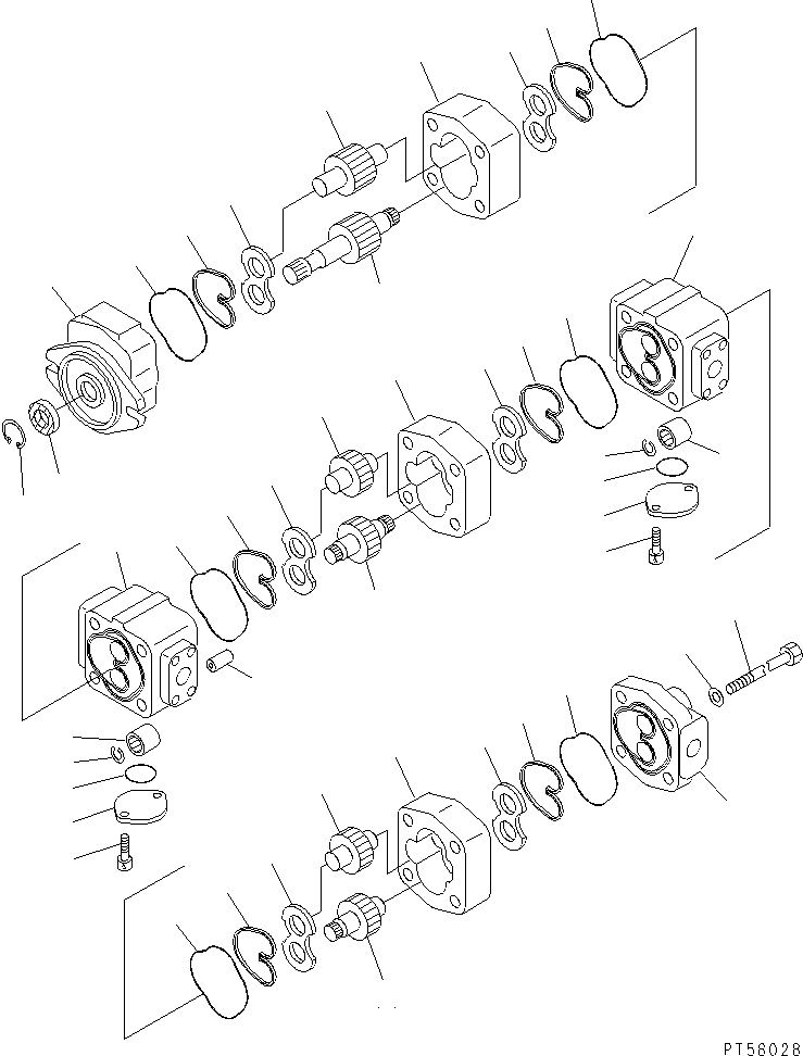 GEAR ASS'Y,CENTER KBB520B-20003 KOMATSU
