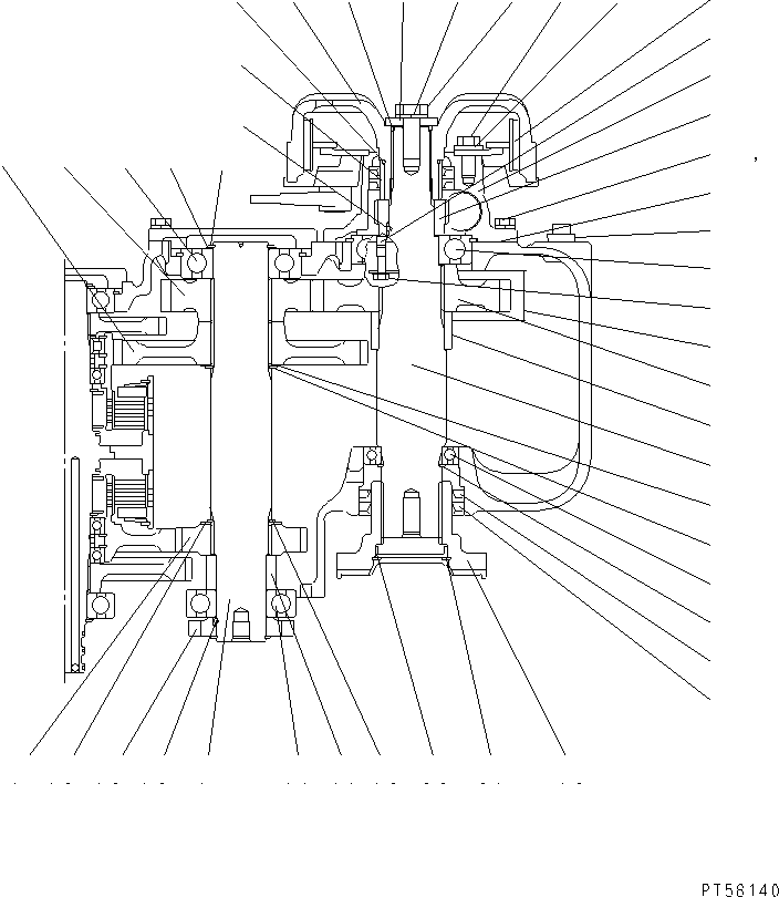 Кожух вентилятора DCLT12703400 KOMATSU