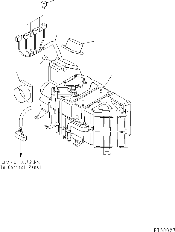 AIR CONDITIONER UNIT 23D-809-4100 KOMATSU