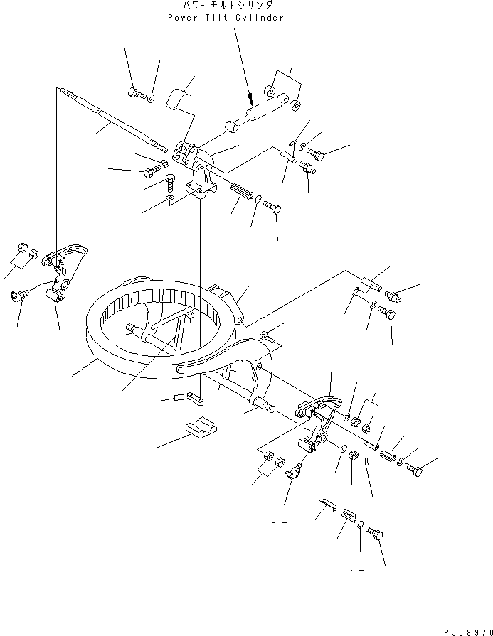 ADJUSTER,R.H. 23D-735-3320 KOMATSU