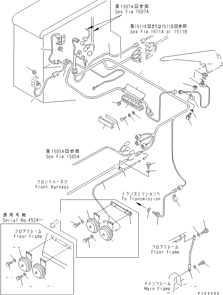 Провод в сборе 23D-06-11761 KOMATSU