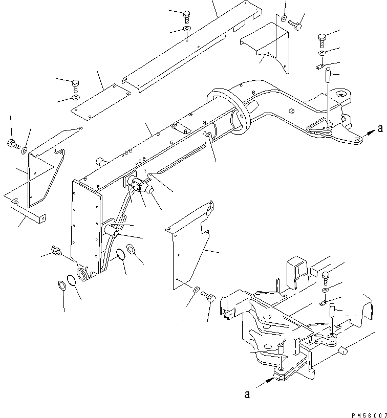 FRAME ASS'Y,FRONT 23D-46-11031 KOMATSU