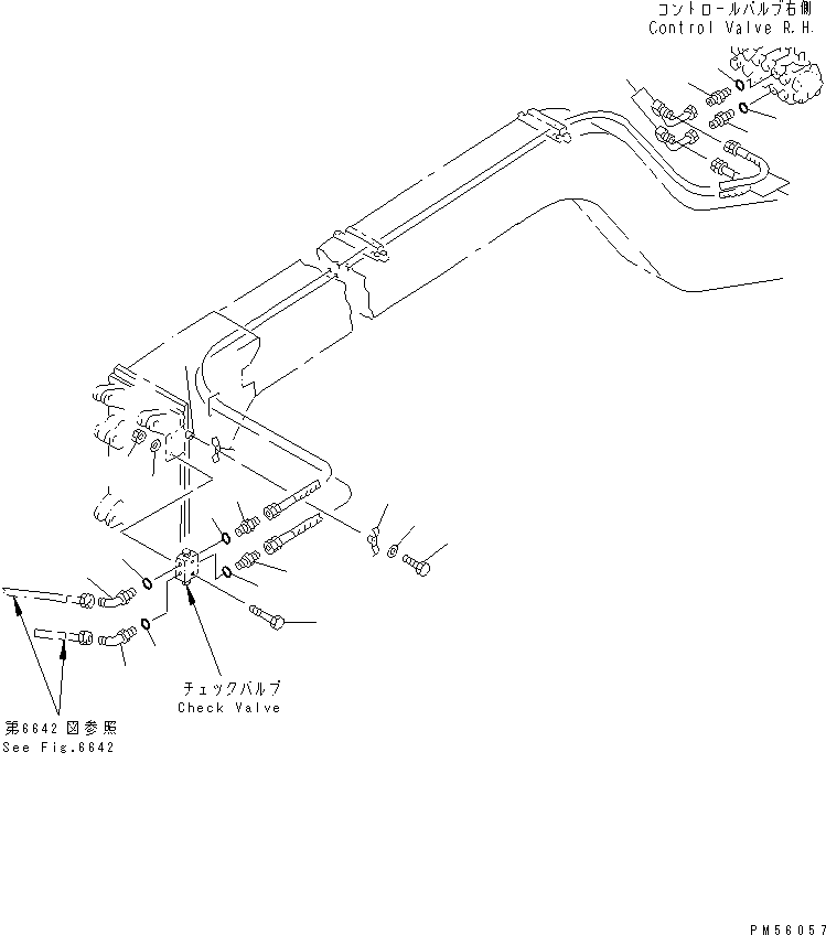 Шланг 23D-60-18110 KOMATSU