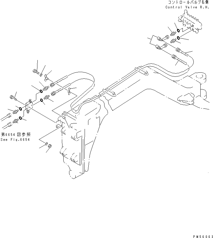 Шланг 23D-60-18130 KOMATSU