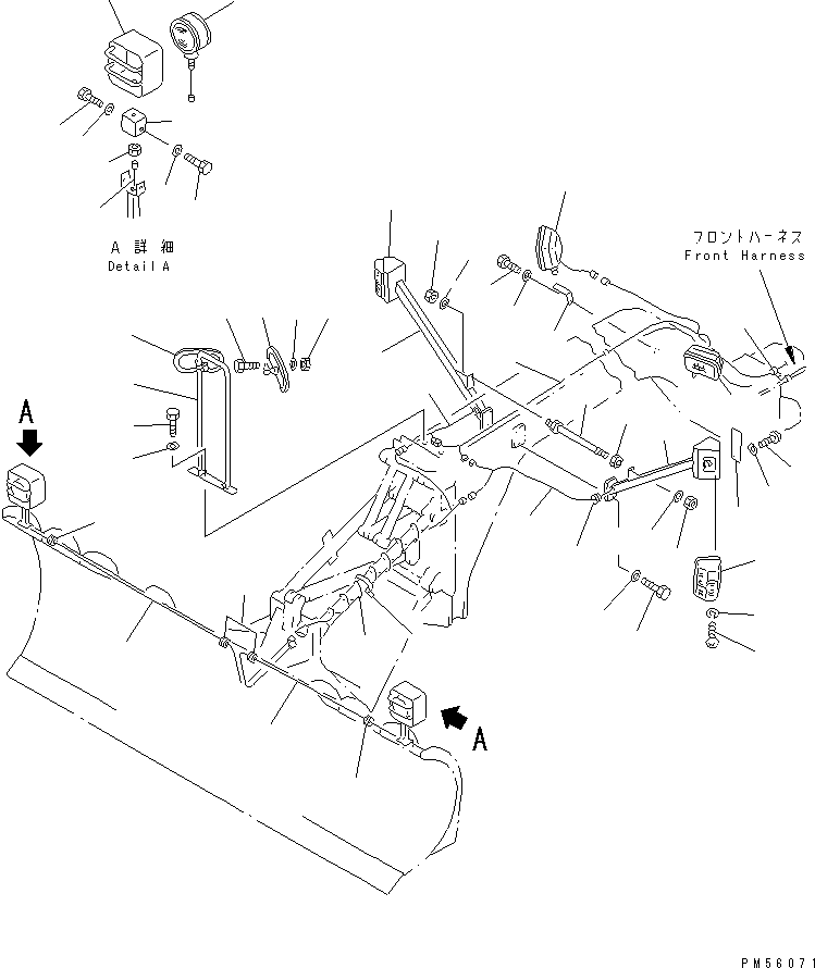 Кронштейн 23D-60-17940 KOMATSU