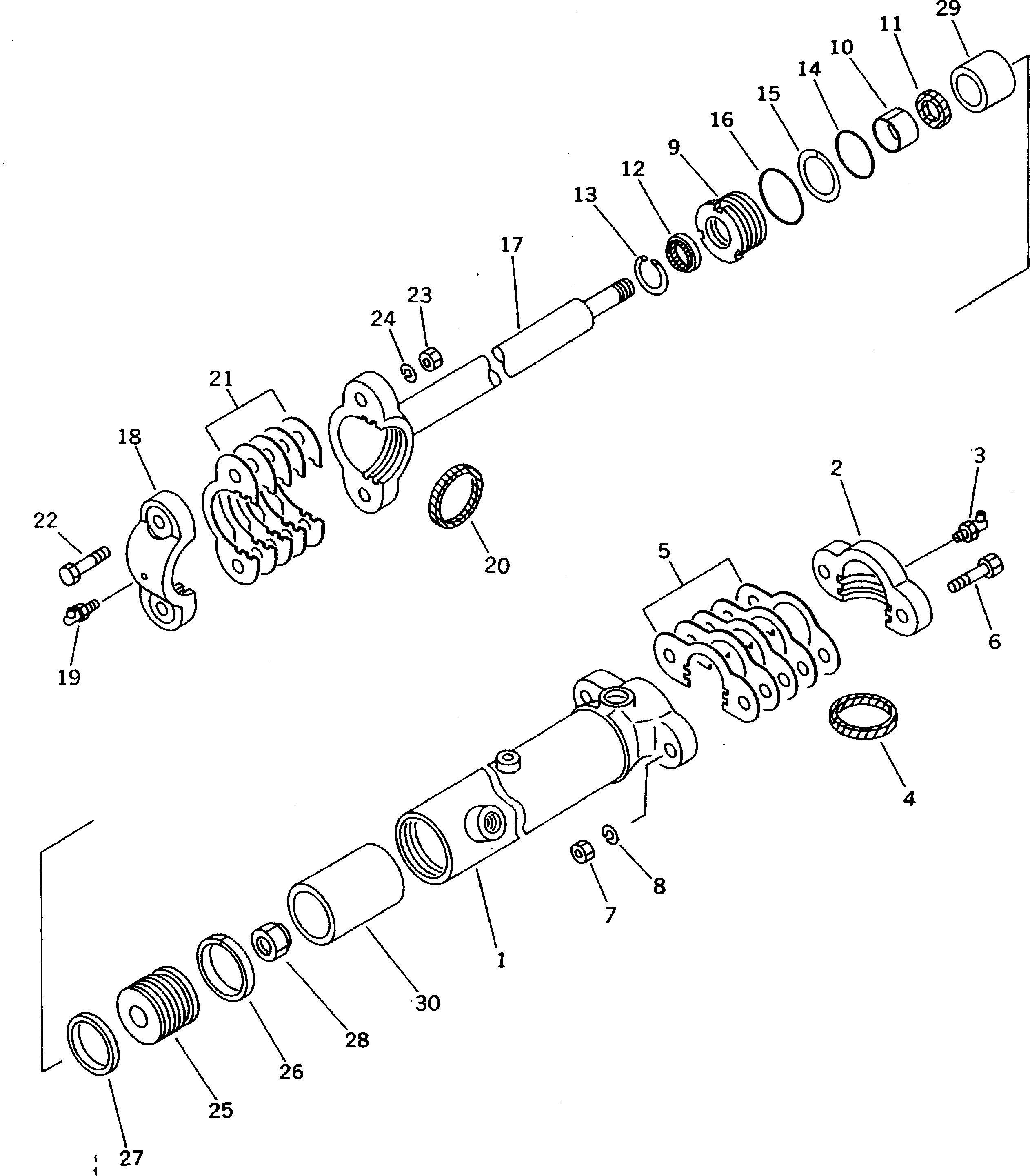 Шток поршня 23D-63-22520 KOMATSU