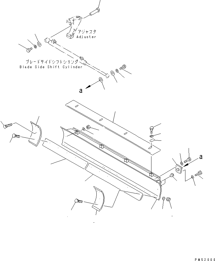 Щётка стеклоочистителя 23D-70-12250 KOMATSU
